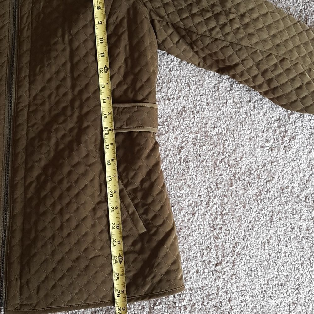 NWOT Liz Claiborne olive green outerwear jacket - Picture 9 of 13